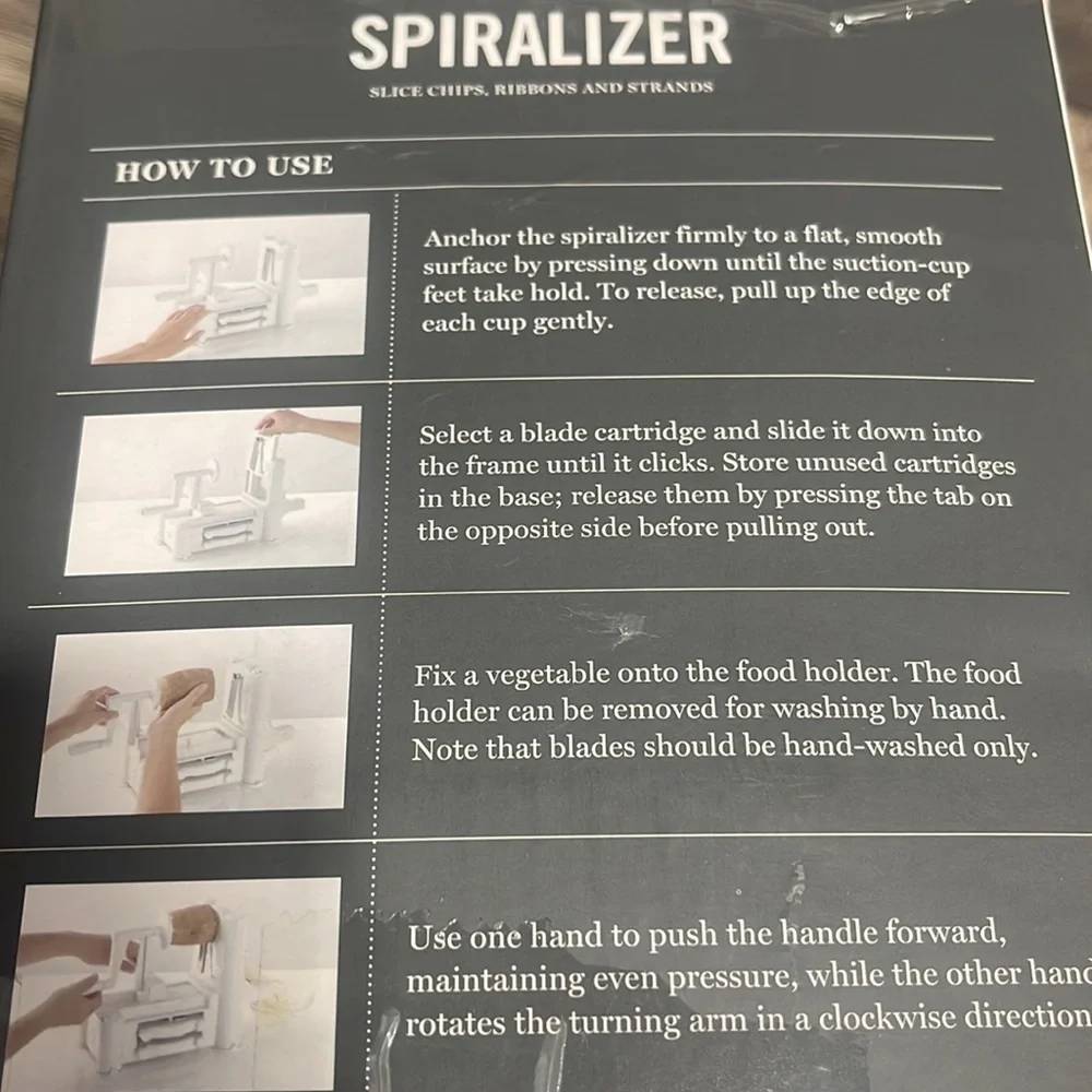Marta Steward table spiralizer